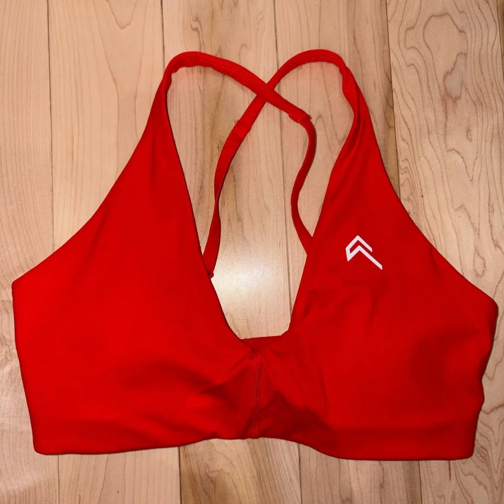 Oner Active Unified Micro Bralette in Muscle Mommy Red (SOLD OUT ONLINE) - Picture 4 of 6